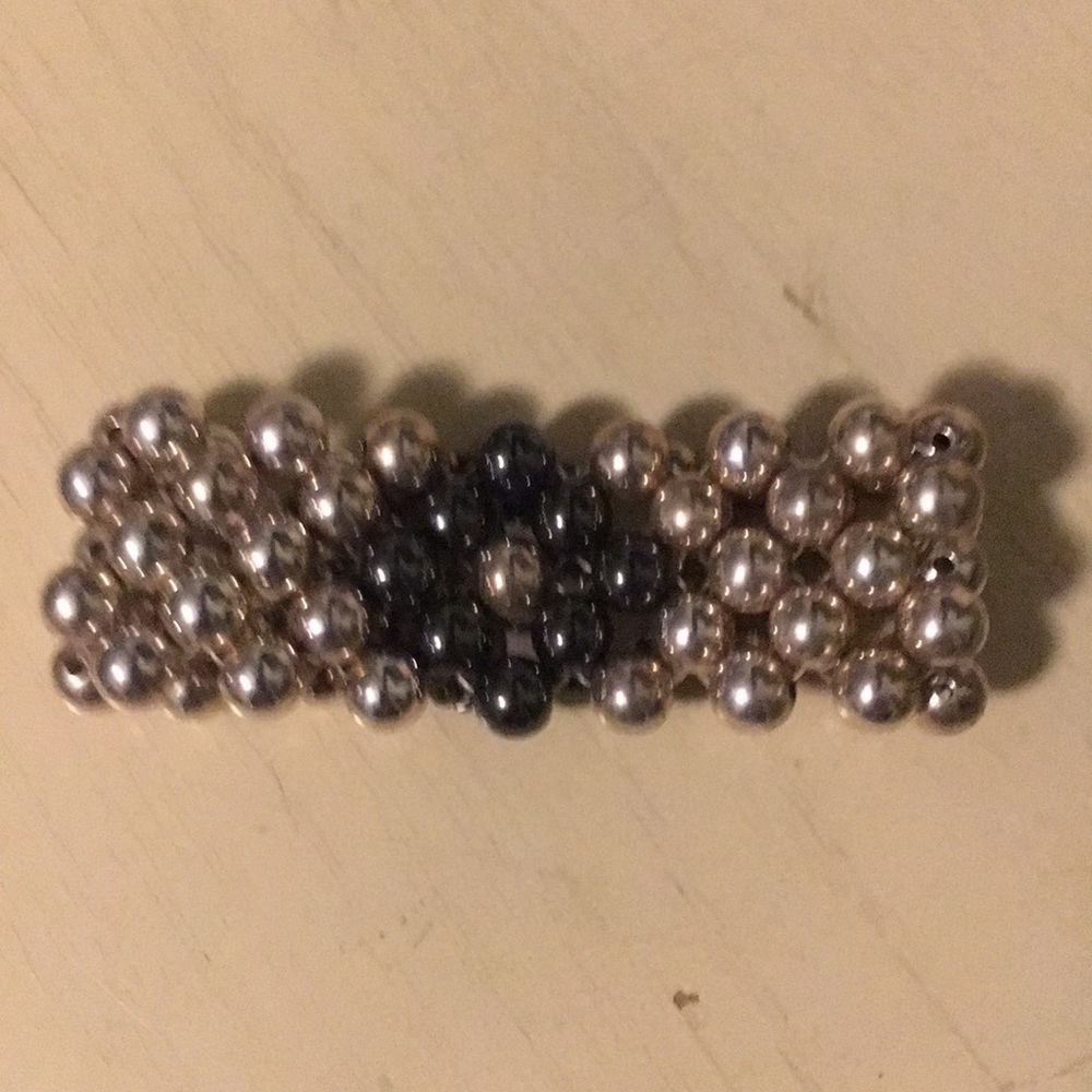 Beautiful sterling silver bead bracelet